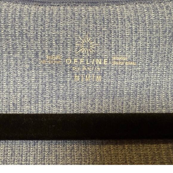 Offline by Aerie Recharge Ribbed Sports Bra, Size Medium - Picture 3 of 3